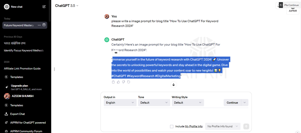 keyword research
