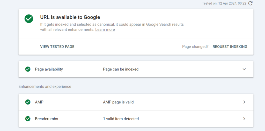 Blog Post Indexing Issue